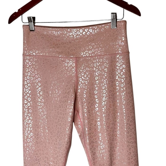 Zyia Pink Leopard Unicorn Leggings Light N Tight Leggings- Size 8-10 - Picture 7 of 12